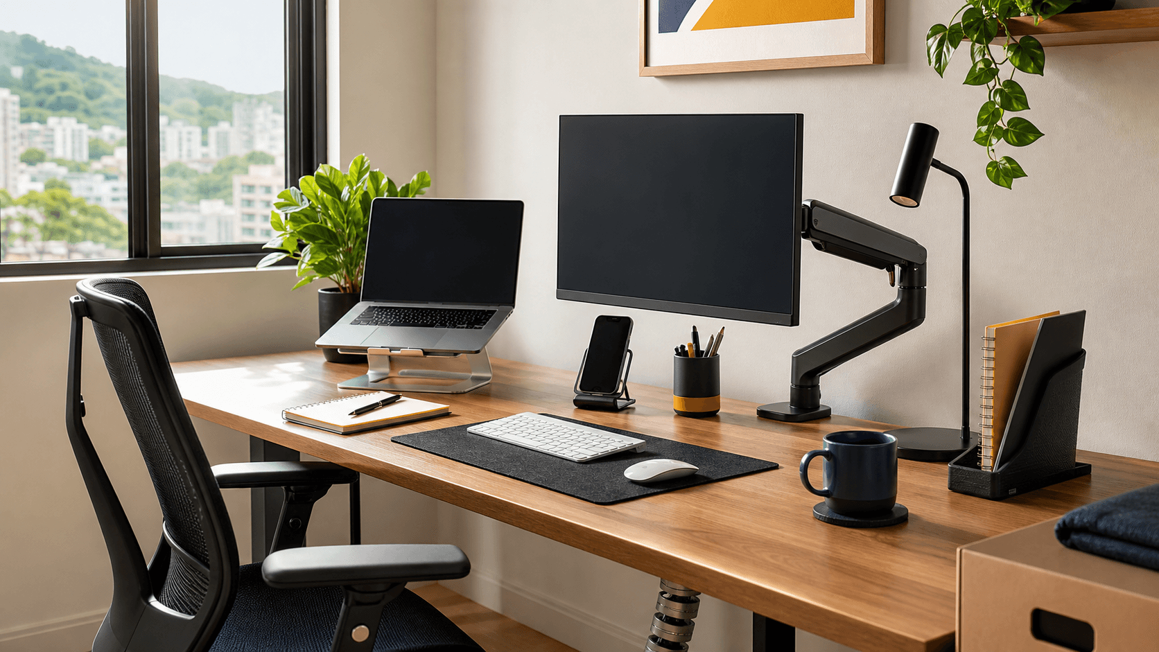 Home office e estudo 2026: 10 rotas para montar setup hero image