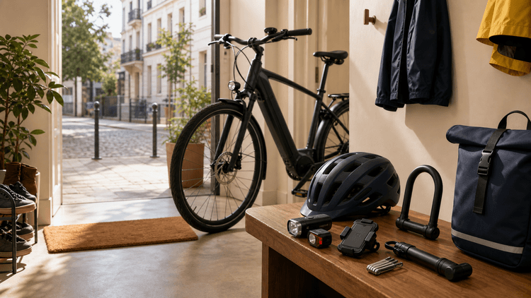 E-Bike-Pendlerzubehör 2026: 10 Helm-, Schloss- und Licht-Optionen