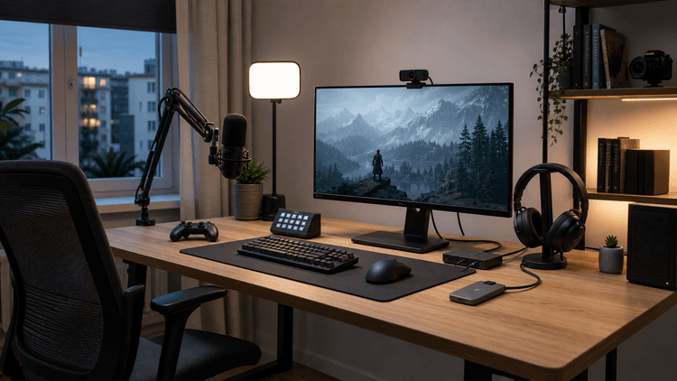 Gaming- und Creator-Setup 2026: 10 Capture-, Mic- und Speicher-Optionen