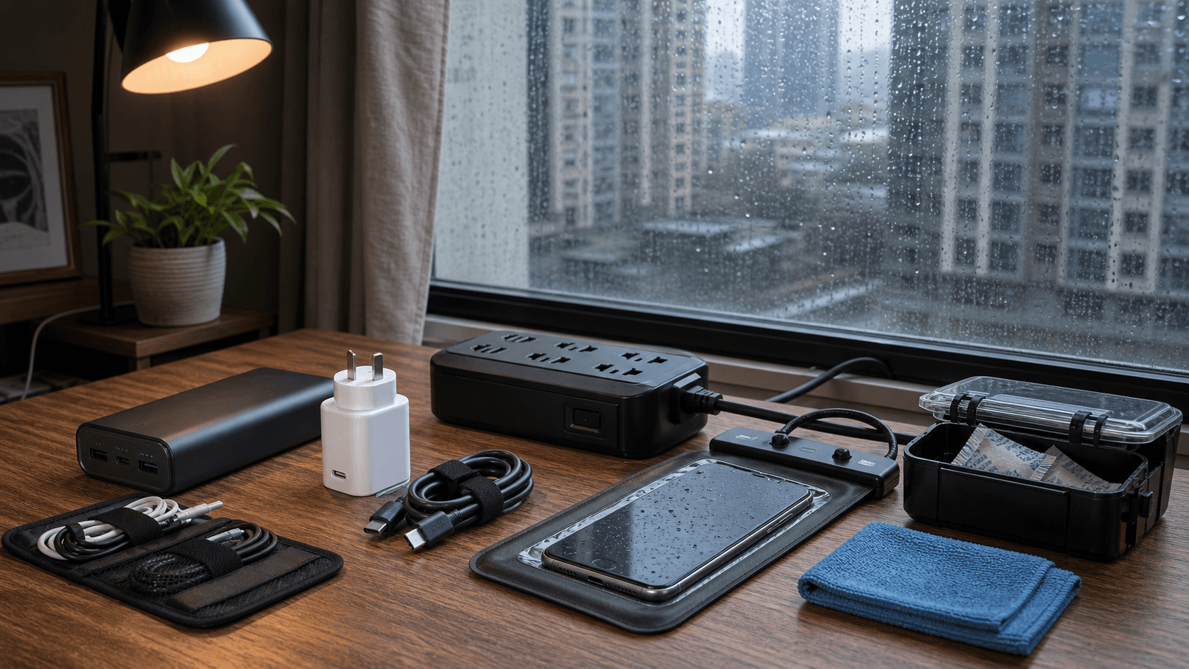 雨季電子用品充電指南 2026：手機防水、USB-C、流動電源和拖板 10 項檢查 hero image