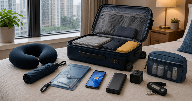 暑假旅行用品趨勢 2026：行李、電源、eSIM 和雨天小物先查這 10 類