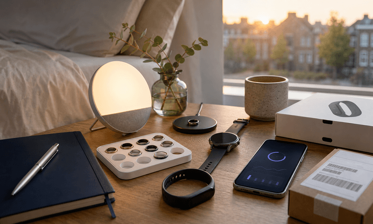 Slaaptracker smart ring 2026: 10 keuzes voor wearable, app en retour
