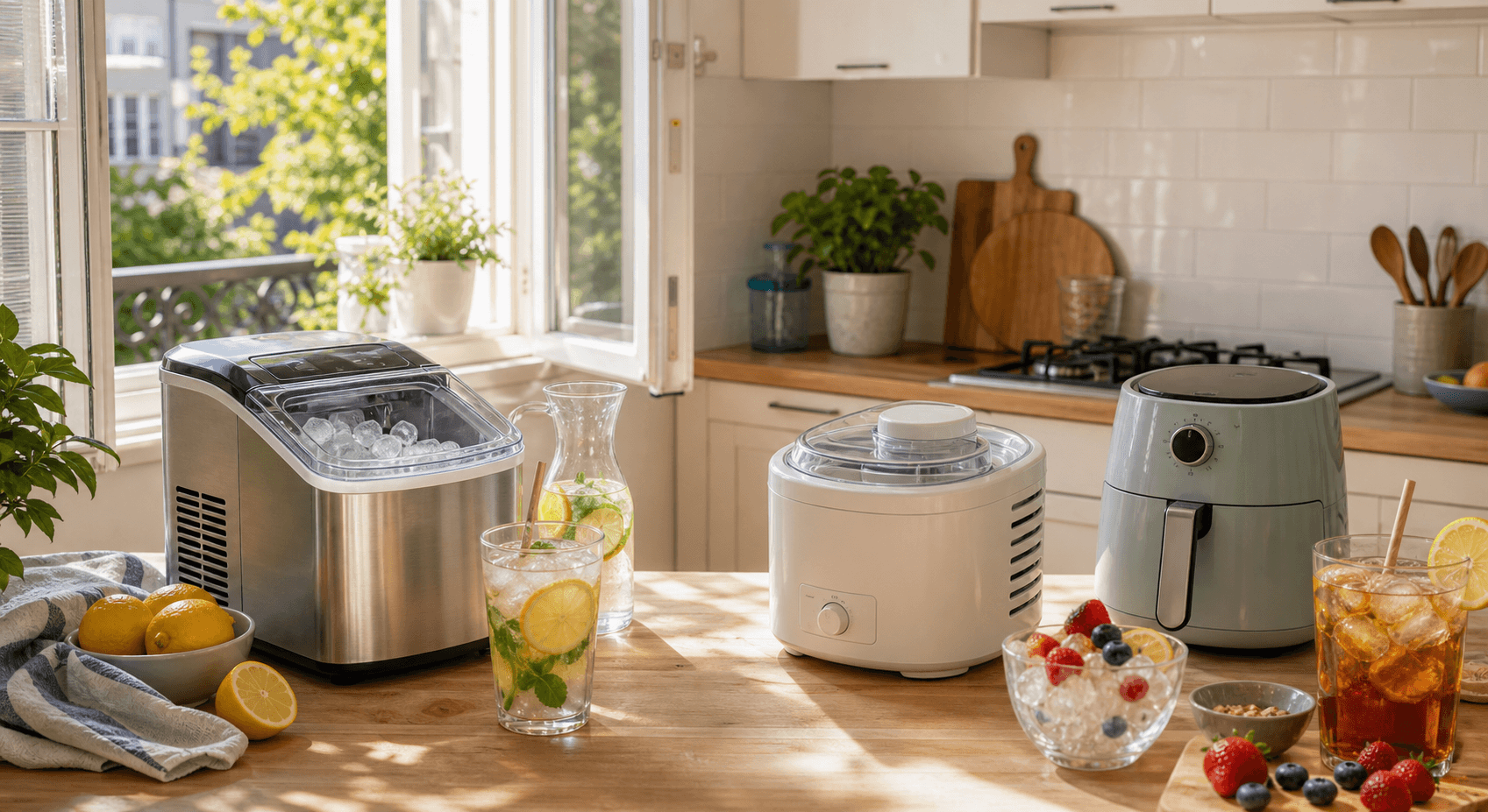 Zomerkeuken 2026: 10 keuzes voor ijsmachine, airfryer en koele drankjes hero image
