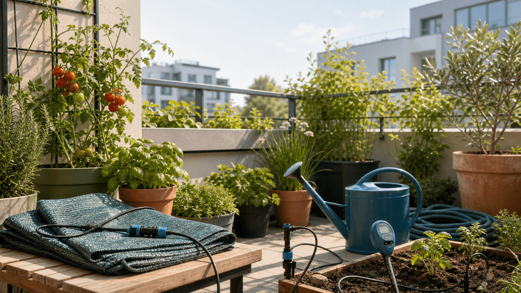 Balkon i ogrod 2026: 10 propozycji dla podlewania, regentonu i cienia