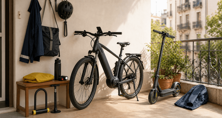 E-bike y movilidad urbana 2026: 10 rutas bici, casco y accesorios
