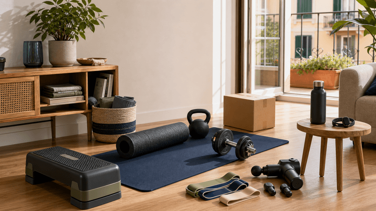 Fitness casa 2026: 10 canale d'acquisto attrezzi, spazio e recupero