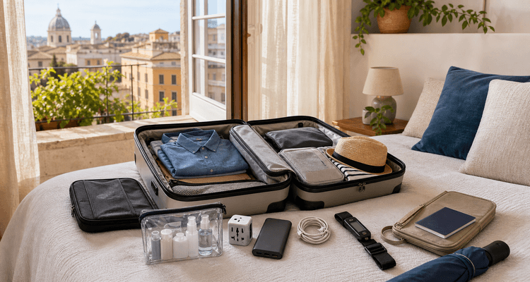 Viaggio 2026: 10 canale d'acquisto bagaglio cabina, batteria e accessori