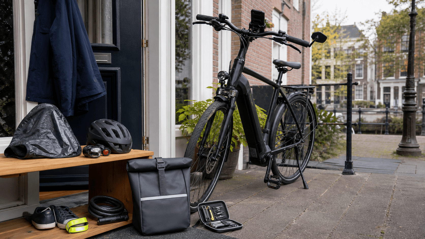 E-bike pendelen 2026: 10 keuzes voor slot, licht en accessoires hero image