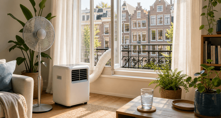 Hittegolf en mobiele airco 2026: 10 koelroutes om eerst te checken