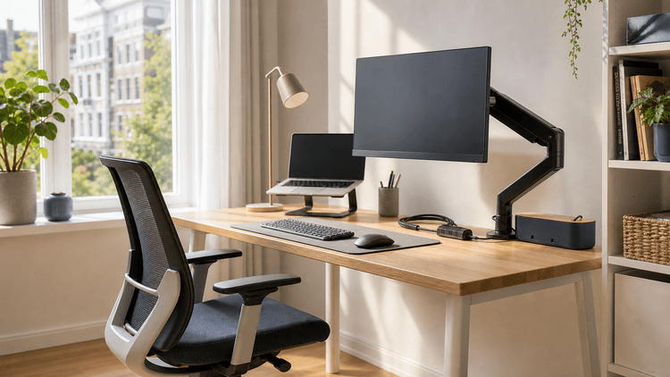 Home office 2026: 10 keuzes voor bureau, stoel en setup