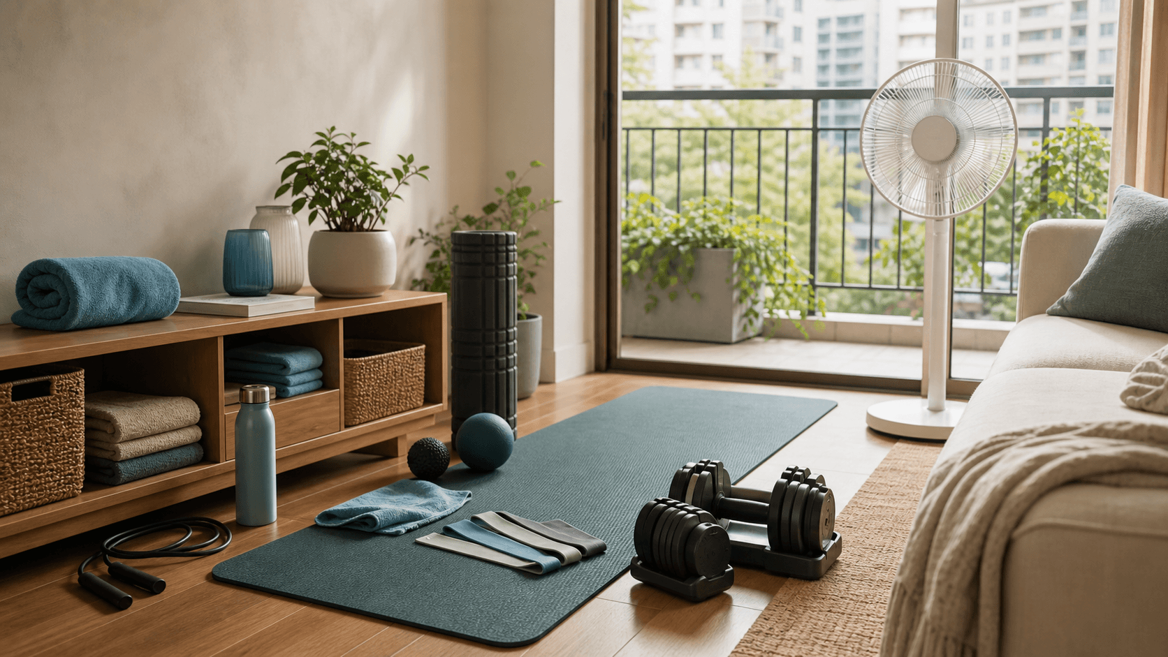 夏季居家運動用品趨勢 2026:小坪數、低噪和恢復用品先查這 10 類 hero image